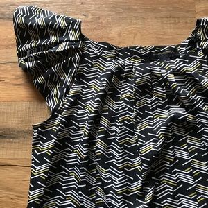 Banana Republic Flutter Sleeve Top, XS